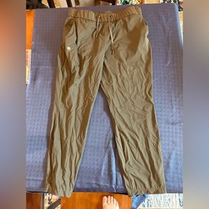 Dark green narrow leg scrub pants size large